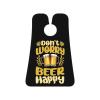 ZKLCRYTR Don't Worry Beer Happy Men's Beard Bib Apron Waterproof Smooth Surface Beard Apron Durable Foldable Beard Hair Men's Gift view 1