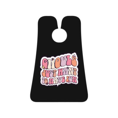 ZKLCRYTR Ghouls just want to have fun Men's Beard Bib Apron Waterproof Smooth Surface Beard Apron Durable Foldable Beard Hair Men's Gift
