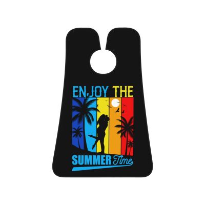 ZKLCRYTR Enjoy The Summer Time Men's Beard Bib Apron Waterproof Smooth Surface Beard Apron Durable Foldable Beard Hair Men's Gift