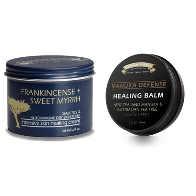 BALM OF GILEAD Foot Healing Cream  Tea Tree Balm - Intensive Moisture for Itchy Feet - Synergistic Action, Deeply Nourishing, Relieving