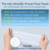 Clean Face Towels, Disposable Face Towels, Biobased Dry Wipes,10in X 12in Large Size Facial Tissues, Super Soft & Thick Faces Cloths for Sensitive Skin 50 Ct /1 Pack view 3