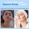 Clean Face Towels, Disposable Face Towels, Biobased Dry Wipes,10in X 12in Large Size Facial Tissues, Super Soft & Thick Faces Cloths for Sensitive Skin 50 Ct /1 Pack view 4