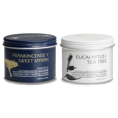 Foot Healing Cream Intensive Moisture and Healing, Foot Care and Body, Skin Soothing Cream - Eczema, Ringworm, Dry, Chaffed Skin, Nail - Tea Tree with Eucalyptus, Frankincense and Sweet Myrrh