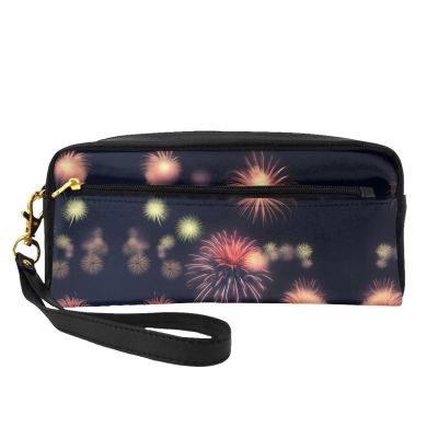FRESQA Explosion Firework 3d Print Portable Mini Makeup Bag,Versatile And Compact,Perfect For Your Essentials