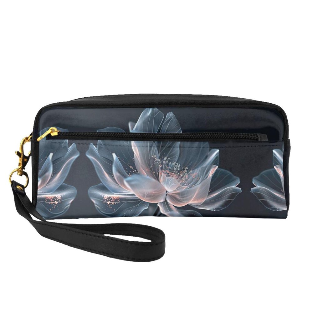 3d Flower Print Portable Mini Makeup Bag,Versatile And Compact,Perfect For Your Essentials