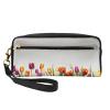 FRESQA Colorful Tulips Print Portable Mini Makeup Bag,Versatile And Compact,Perfect For Your Essentials view 1