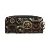 FRESQA Cool Steampunk Gears Print Portable Mini Makeup Bag,Versatile And Compact,Perfect For Your Essentials view 2