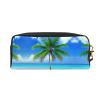 FRESQA Palm Trees And Clear Sea Print Print Portable Mini Makeup Bag,Versatile And Compact,Perfect For Your Essentials view 2