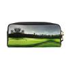 FRESQA Green Golf Course Print Portable Mini Makeup Bag,Versatile And Compact,Perfect For Your Essentials view 2
