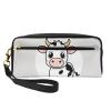 FRESQA Cartoon Milk Cow Print Portable Mini Makeup Bag,Versatile And Compact,Perfect For Your Essentials view 1
