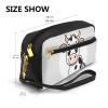 FRESQA Cartoon Milk Cow Print Portable Mini Makeup Bag,Versatile And Compact,Perfect For Your Essentials view 3