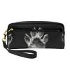 FRESQA Pawprint Print Portable Mini Makeup Bag,Versatile And Compact,Perfect For Your Essentials view 1
