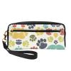 FRESQA Cute Colorful Dog Paw Print Portable Mini Makeup Bag,Versatile And Compact,Perfect For Your Essentials view 1