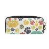 FRESQA Cute Colorful Dog Paw Print Portable Mini Makeup Bag,Versatile And Compact,Perfect For Your Essentials view 2