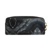 FRESQA Black Marble Print Portable Mini Makeup Bag,Versatile And Compact,Perfect For Your Essentials view 2