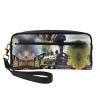 FRESQA Steam Little Train Print Portable Mini Makeup Bag,Versatile And Compact,Perfect For Your Essentials view 1