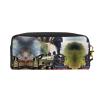 FRESQA Steam Little Train Print Portable Mini Makeup Bag,Versatile And Compact,Perfect For Your Essentials view 2
