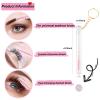 Upgrade 48 Pieces Disposable Mascara Wands Set,Extremely Durable Diamond Mascara for Women and Girls- Include 24 Pcs Crystal Lash Spoolies Brush and 24 Pcs Reusable Keychain Empty Eyelash Brush Tubes view 4