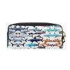 ZISHAK Sharks Pattern Print Portable Makeup Bag,Travel-Friendly Design,Versatile Mini Makeup Pouchtion view 2