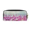SSIMOO Flock Of Red Flamingos On The Beach Print Travel Makeup Bag For On-The-Go Style For Storing Cosmetics And Beauty Essentials view 2