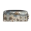 ZISHAK Seashells Sand Print Portable Makeup Bag,Travel-Friendly Design,Versatile Mini Makeup Pouchtion view 2