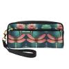 SSIMOO Dragonfly With Water Lily Print Travel Makeup Bag For On-The-Go Style For Storing Cosmetics And Beauty Essentials view 1