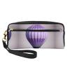SSIMOO Lavender Hot Air Balloon Print Travel Makeup Bag For On-The-Go Style For Storing Cosmetics And Beauty Essentials view 1