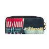 SSIMOO Movie Clapboard And Popcorn Print Travel Makeup Bag For On-The-Go Style For Storing Cosmetics And Beauty Essentials view 2