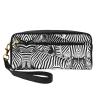 SSIMOO Zebra Print Travel Makeup Bag For On-The-Go Style For Storing Cosmetics And Beauty Essentials view 1