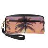 SSIMOO Sunset Palm Print Travel Makeup Bag For On-The-Go Style For Storing Cosmetics And Beauty Essentials view 1