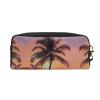 SSIMOO Sunset Palm Print Travel Makeup Bag For On-The-Go Style For Storing Cosmetics And Beauty Essentials view 2
