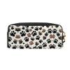 ZISHAK Dog Paw Prints Print Portable Makeup Bag,Travel-Friendly Design,Versatile Mini Makeup Pouchtion view 2