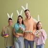 DaliDali White Bunny Ears Headband for Adults  Plush Rabbit Ears Headband for Easter, Halloween, Party, or Everyday Costume Accessory, White Bunny Hairband view 4