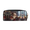ZISHAK Merry Christmas Print Portable Makeup Bag,Travel-Friendly Design,Versatile Mini Makeup Pouchtion view 2