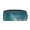 ZISHAK Starry Night Sky Deep Outer Space Print Portable Makeup Bag,Travel-Friendly Design,Versatile Mini Makeup Pouchtion view 2