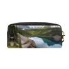 ZISHAK Glacier National Park Print Portable Makeup Bag,Travel-Friendly Design,Versatile Mini Makeup Pouchtion view 2