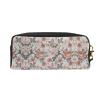ZISHAK Flower Paris Eiffel Tower Print Portable Makeup Bag,Travel-Friendly Design,Versatile Mini Makeup Pouchtion view 2
