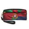 SSIMOO Portuguese Flag Print Travel Makeup Bag For On-The-Go Style For Storing Cosmetics And Beauty Essentials view 1