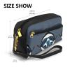 ZISHAK Orca Killer Whale Print Portable Makeup Bag,Travel-Friendly Design,Versatile Mini Makeup Pouchtion view 3