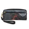 SSIMOO Volcano Print Travel Makeup Bag For On-The-Go Style For Storing Cosmetics And Beauty Essentials view 1
