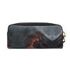 SSIMOO Volcano Print Travel Makeup Bag For On-The-Go Style For Storing Cosmetics And Beauty Essentials view 2