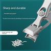 2024 New German Nail Clippers for Men,Ultra Sharp Stainless Steel German Nail Clippers,Professional Anti-Splashing German Toenail Clippers for Seniors,Cuts Thick Nails with EaseSilver view 2
