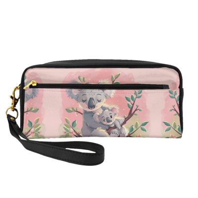 SSIMOO Koala Bear Print Travel Makeup Bag For On-The-Go Style For Storing Cosmetics And Beauty Essentials