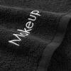 Arkwright Makeup Remover Wash Cloths (Black) and Cotton Luxury Hand Towels (White) view 4
