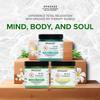 SPAZAZZ RX Therapy Spa and Hot Tub Aromatherapy Scented Relaxation Bath Salt Crystals - Mind Body and Soul Sample Bundle (4OZ 3 Pack), Yellow Green Teal view 2
