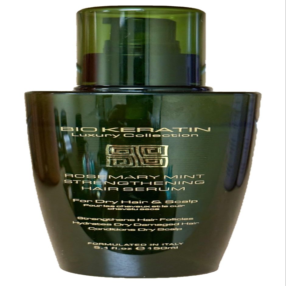 Bio Keratin Luxury Collection Rosemary Mint Strengthening Serum, 5.1 Fl Oz, 150 ml
