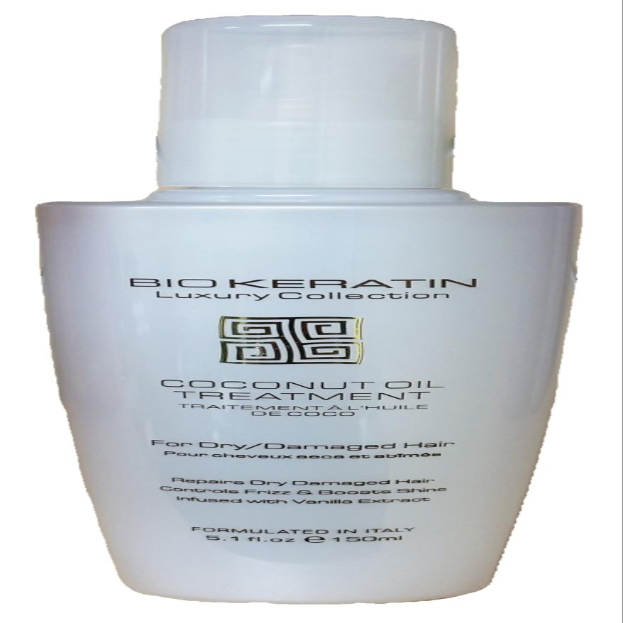 Bio Keratin Luxury Collection Coconut Oil Treatment, 5.1 Fl Oz, 150 ml