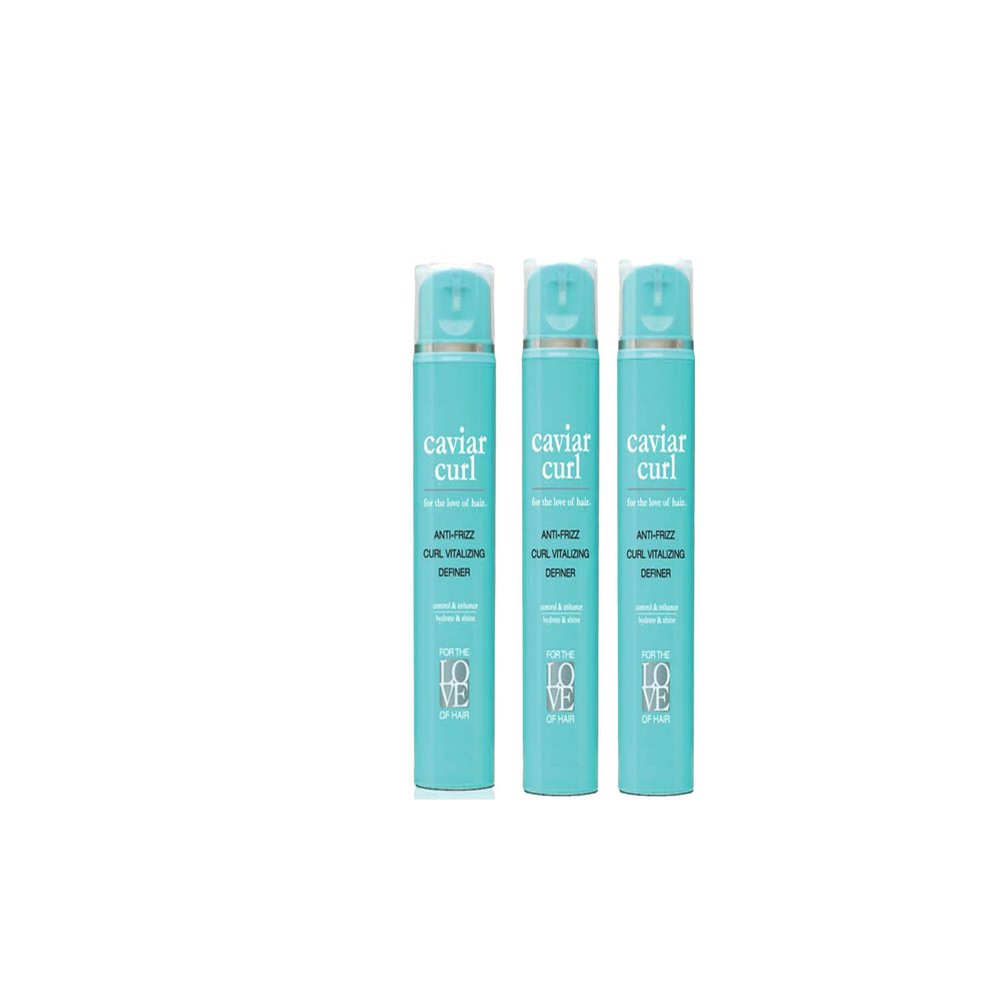 Caviar Curl Anti-Frizz Curl Vitalizing Definer Set of 3