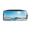 SSIMOO Clear Sky Wave Beach Print Travel Makeup Bag For On-The-Go Style For Storing Cosmetics And Beauty Essentials view 2