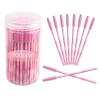 Disposable Silicone Eyelash Mascara Brushes Wands Applicator Eyebrow Brush Makeup Tool Kit Set Tool Bulk view 1